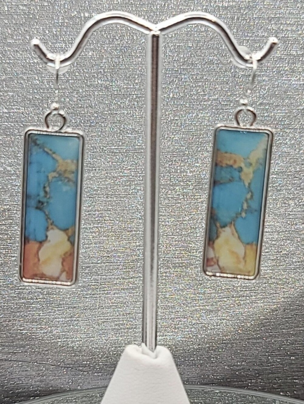 NEW Silver Turquoise Earrings
